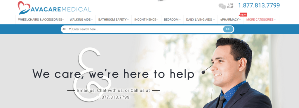 Avacare Medical Homepage