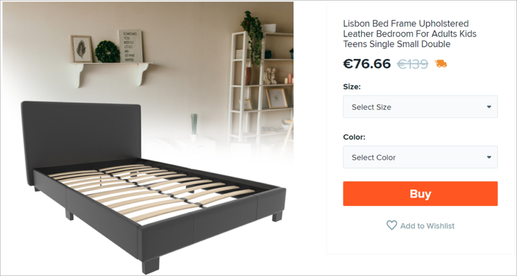 Wish Product Bed Frame
