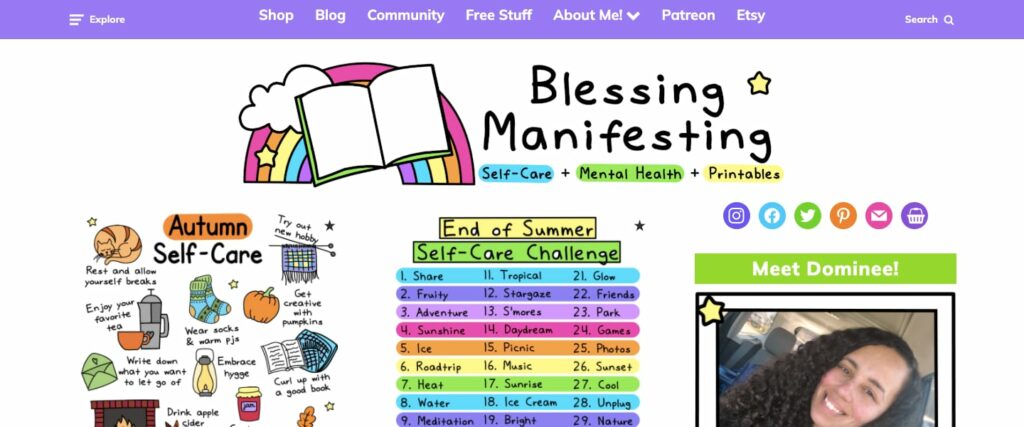 Blessing Manifesting Homepage