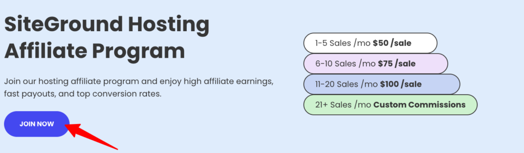 Join Siteground Affiliate Program