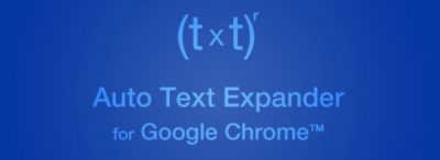 auto text expander for google chrome